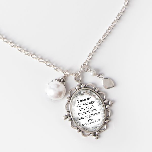 Picture of All Things Through Christ Necklace 