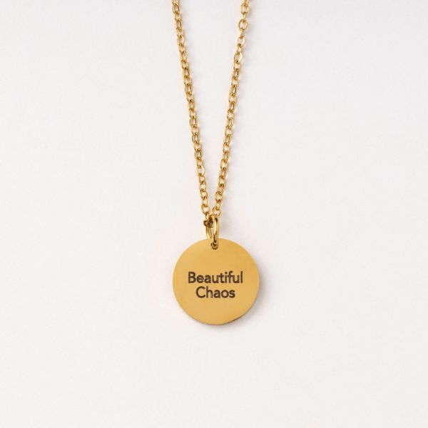 Picture of Gold Circle Necklace 