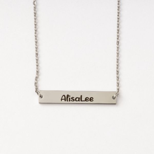 Picture of Silver Bar Necklace 