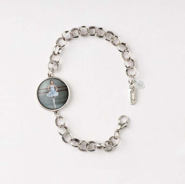 Picture of Antique Silver Double Sided Atlas Bracelet 