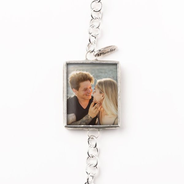 Picture of Personalized Double Sided Pendant Bracelet 