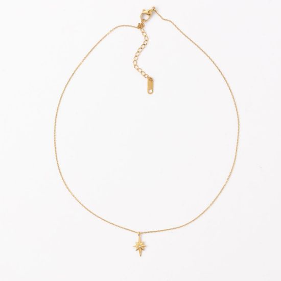 Gold Christmas Star Necklace | Plunder Design