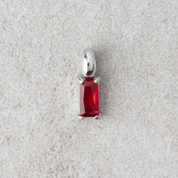 Picture of Silver Quincy Birthstone Charm 
