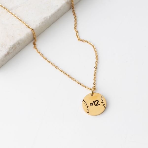 Picture of Batter Up Gold Necklace 