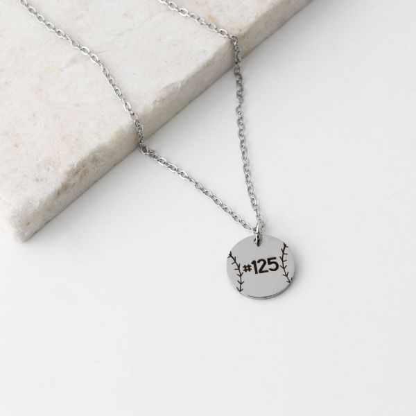Picture of Batter Up Silver Necklace 